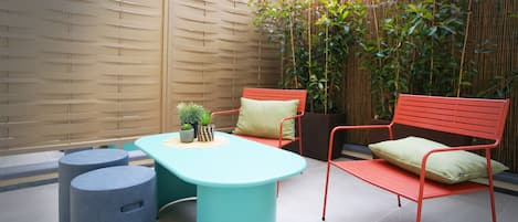 Departamento superior | Terraza o patio