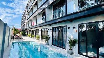 Voorkant van accommodatie