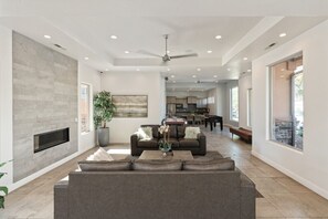 Smart TV, video games, table football