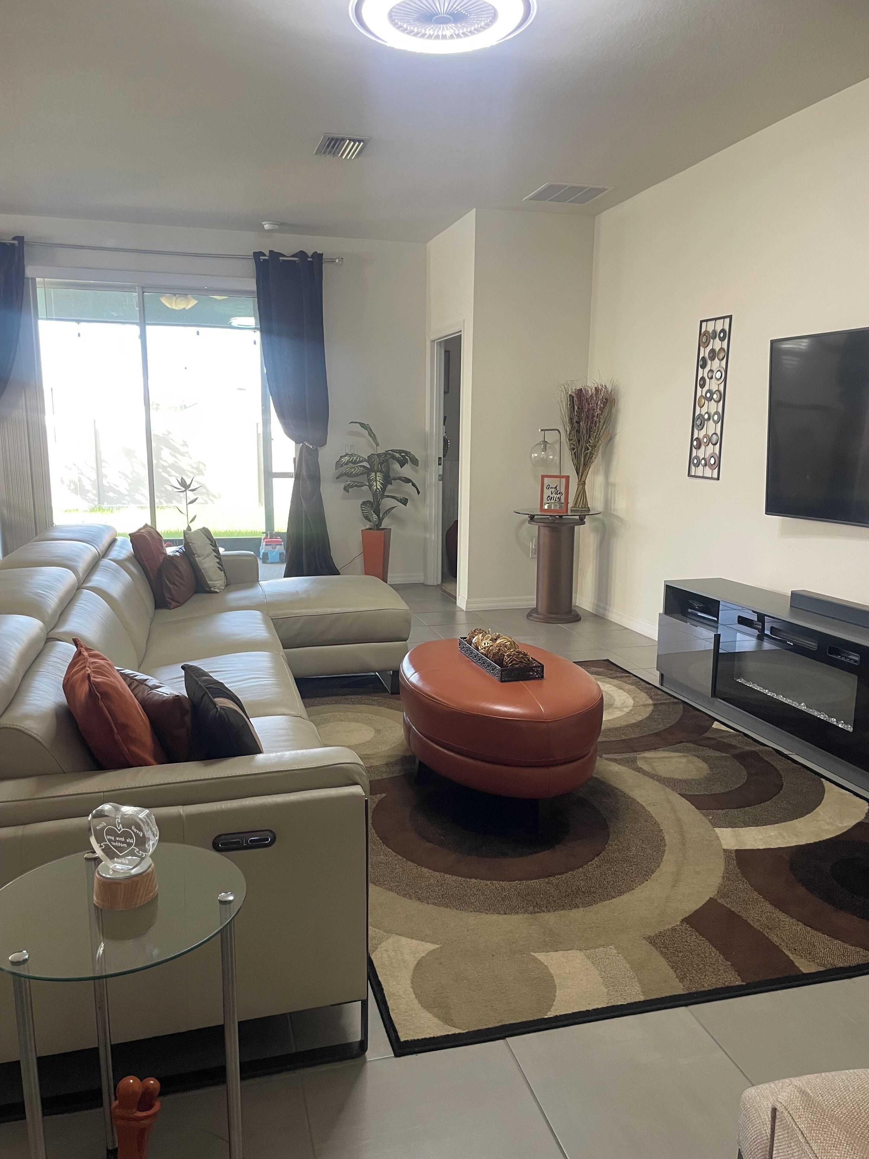 A new modern home in a quiet gated community.