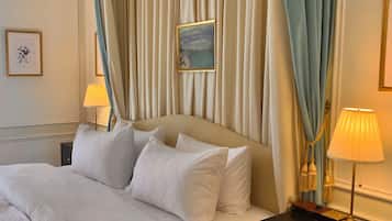 Luxury Room, Courtyard View | Premium bedding, down comforters, memory foam beds