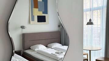 1 soverom, strykejern/-brett, reiseseng for barn og wi-fi