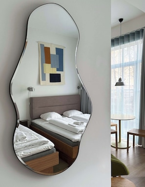 1 slaapkamer, een strijkplank/strijkijzer, reisbedje, wifi