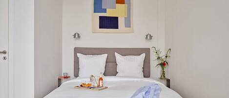 1 soverom, strykejern/-brett, reiseseng for barn og wi-fi