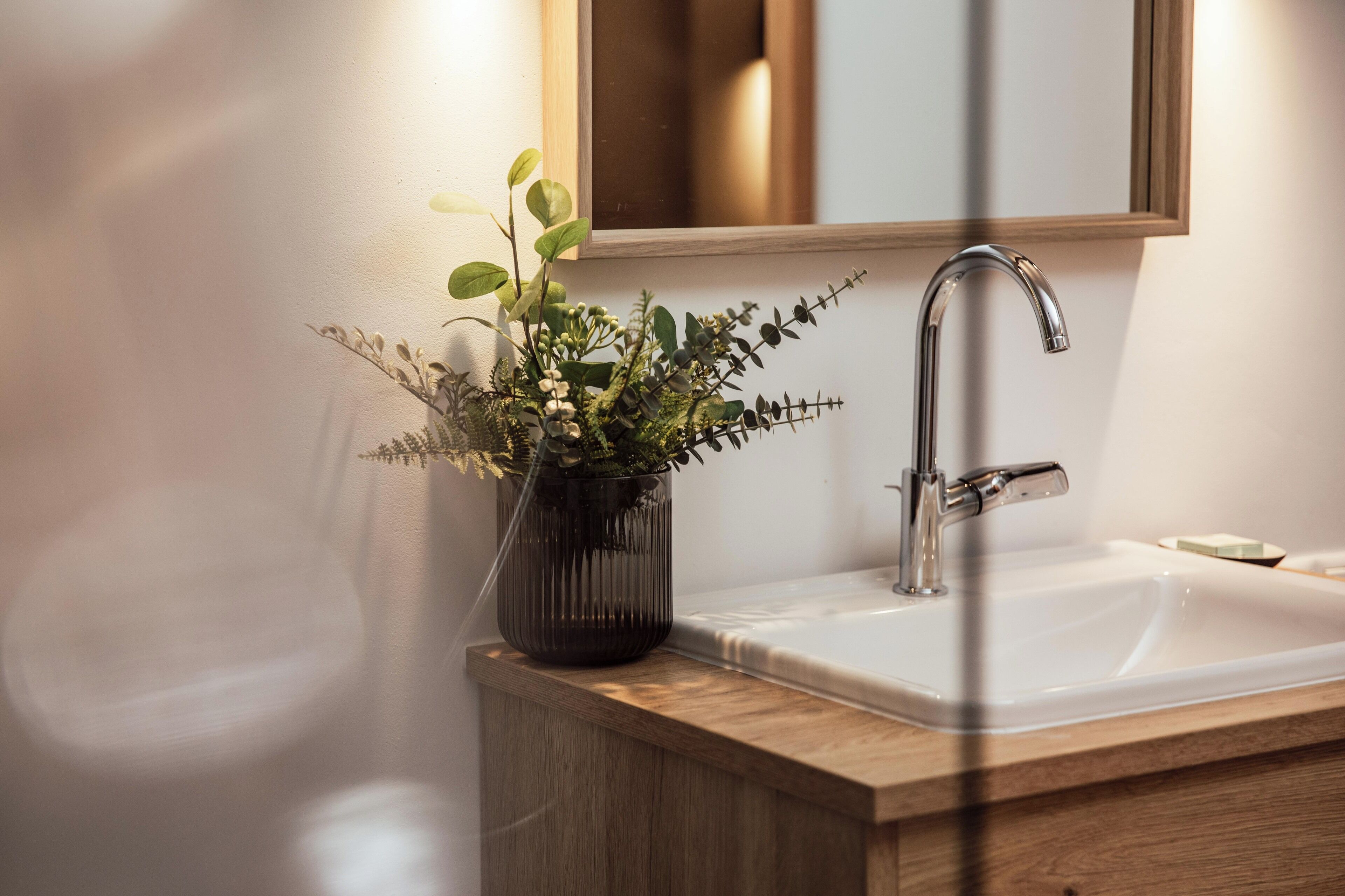 Comfort-Doppelzimmer, Nichtraucher, eigenes Bad | Badezimmer | Dusche, Haartrockner, Fußbodenheizung (Badezimmer), Handtücher