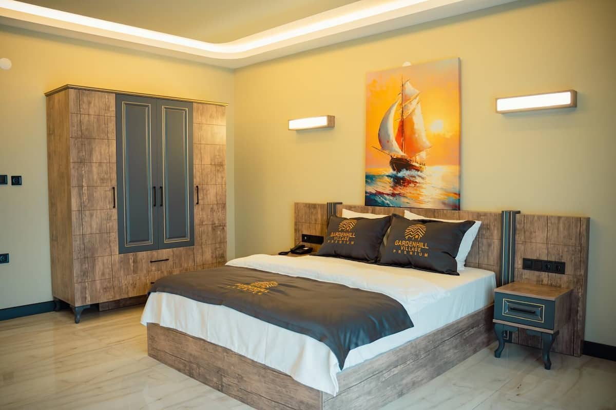 Deluxe suite | 1 slaapkamer, hypoallergeen beddengoed, een minibar