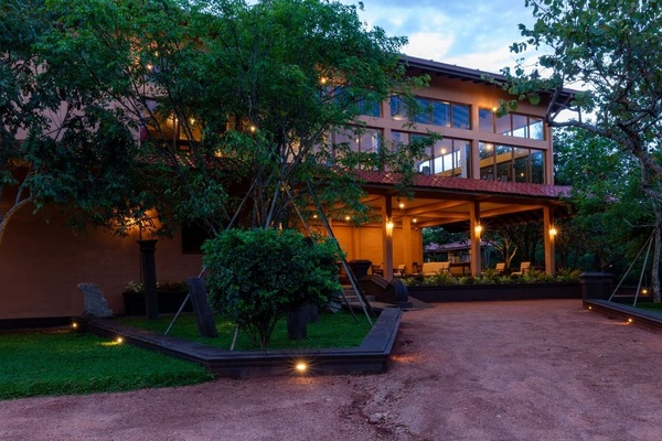 Front of property - evening/night