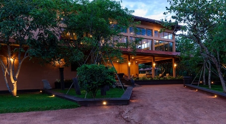 Front of property - evening/night