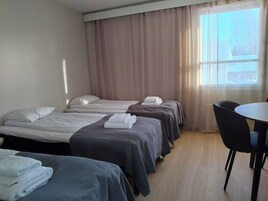 Sistema de insonorización, wifi gratis y ropa de cama