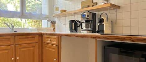 Microwave, stovetop, dishwasher