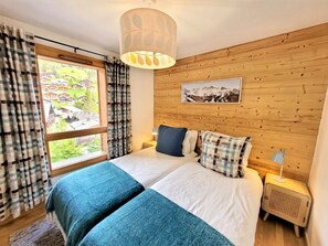 4 bedrooms, free WiFi - Stunning 4-bedroom duplex, up to 8 people, clear view, Wi-Fi, parking (Les Gets)