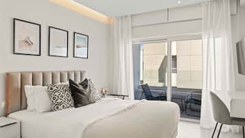 1 slaapkamer, een strijkplank/strijkijzer, wifi, beddengoed