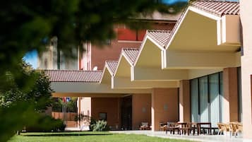 Façana frontal de l'allotjament
