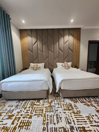 1 habitación y ropa de cama de alta calidad