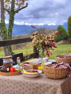 Opções para refeição ao ar livre