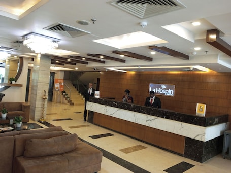 Recepção. La Hospin Hotel