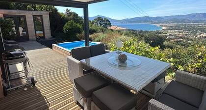 Le Vignoble: Havre de Paix 2 ou 4pers à Porticcio Avec Piscine Privée et vue mer