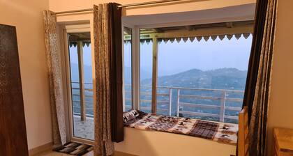 Rooms with Himalayan view at the height of 7050 feet