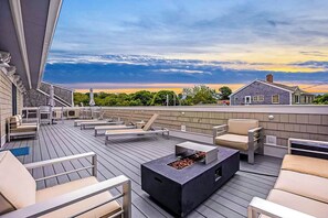 Terrace/patio - Stylish + Modern Central Ptown Condo + EV Charger (Provincetown)