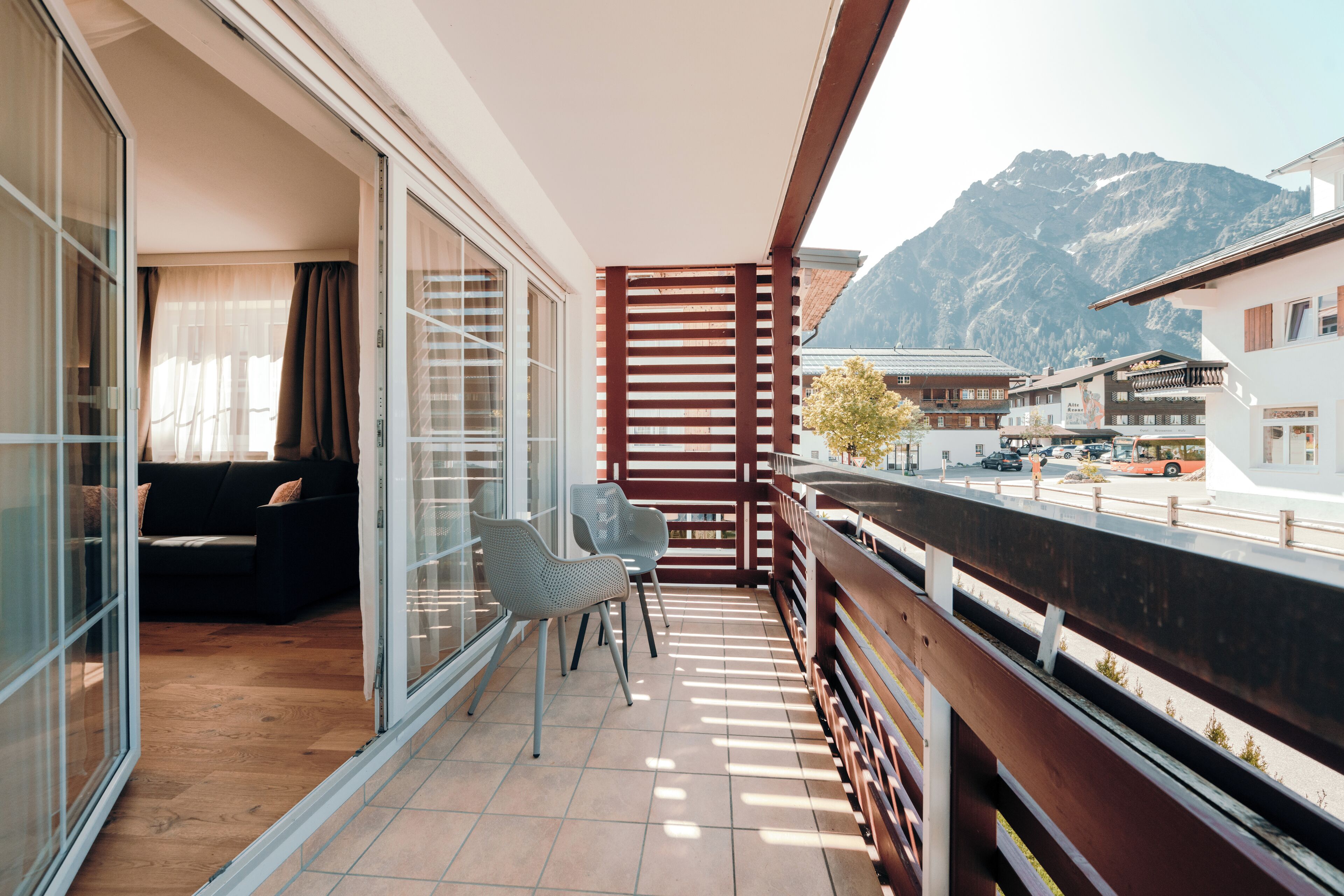 Deluxe-Doppelzimmer | Blick vom Balkon