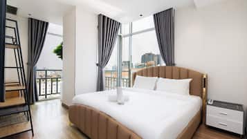 Deluxe Apartment, 2 Bedrooms, Kitchen, City View | View from room