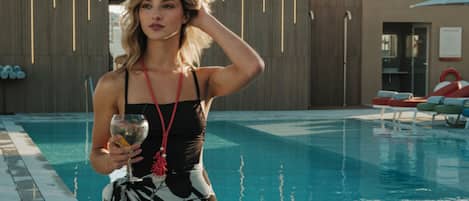 Indoor pool, outdoor pool, free cabanas, pool umbrellas