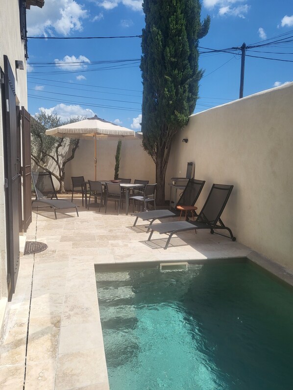 Alberca al aire libre 