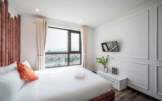 Apartamento Deluxe, 2 habitaciones, cocina, vistas a la ciudad | Vistas desde la habitación
