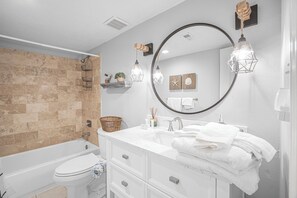 Shower, towels