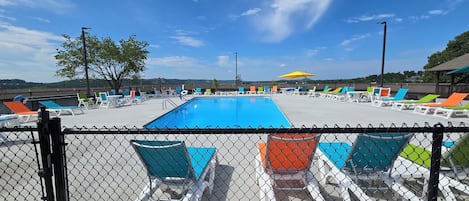 Indoor pool, outdoor pool