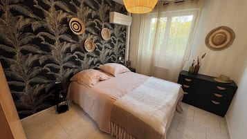 3 chambres, fer et planche Ă repasser, Wi-Fi, draps fournis