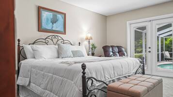 4 bedrooms, iron/ironing board, travel crib, WiFi