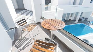 Premium Triple Room, Balcony, Sea View | Terrace/patio