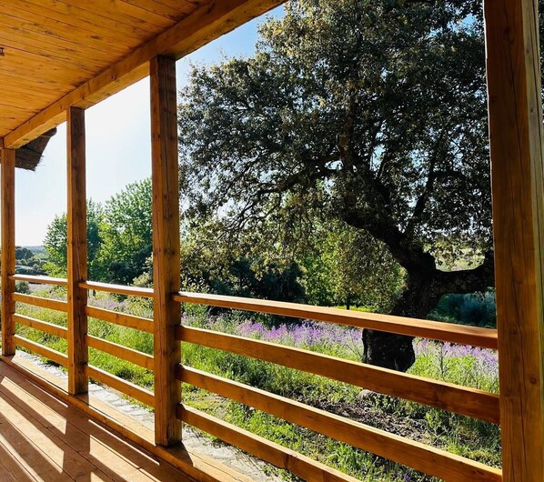 Chaumière, 2 chambres, vue sur le jardin | Terrasse/patio