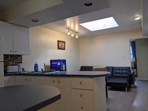 Interior - Furnished one-bedroom apartment near Gerrard and Greenwood, East York (Toronto)