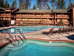 Pool - Truly the best location in South Lake Tahoe! Short walk to Nevada Beach. (Zephyr Cove)