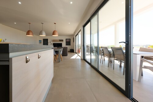 Modern villa with sea view [27]