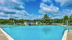 屋外プール、温水プール