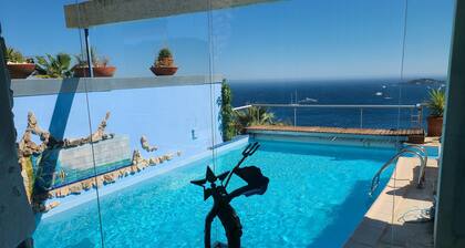 Villa Eze sur mer - Vue Saint Jean Cap Ferrat