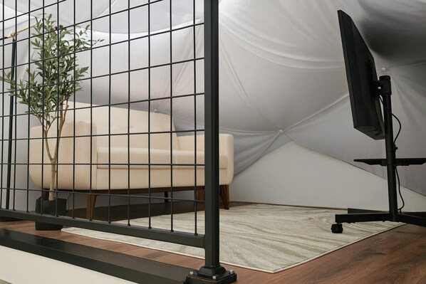 Interior - Diamond Geodesic Dome at Starlight Haven Resort (Hot Springs)