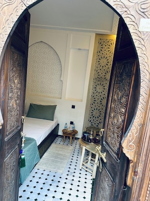Deluxe Quadruple Room, 2 Bedrooms, Courtyard View | Select Comfort beds, in-room safe, individually decorated, soundproofing - RIAD KS & SPA (Marrakech)