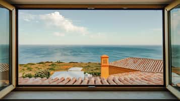 Suite prèmium, balcó, vistes a l'oceà | Vista de la platja o del mar