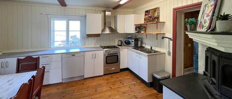 Kühlschrank, Ofen, Herdplatte, Geschirrspüler