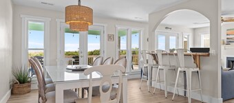 Oceanfront Emerald Isle on The Point - Private Beach Access + Pool - 6 Bedrooms