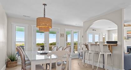 Oceanfront Emerald Isle on The Point - Private Beach Access + Pool - 6 Bedrooms