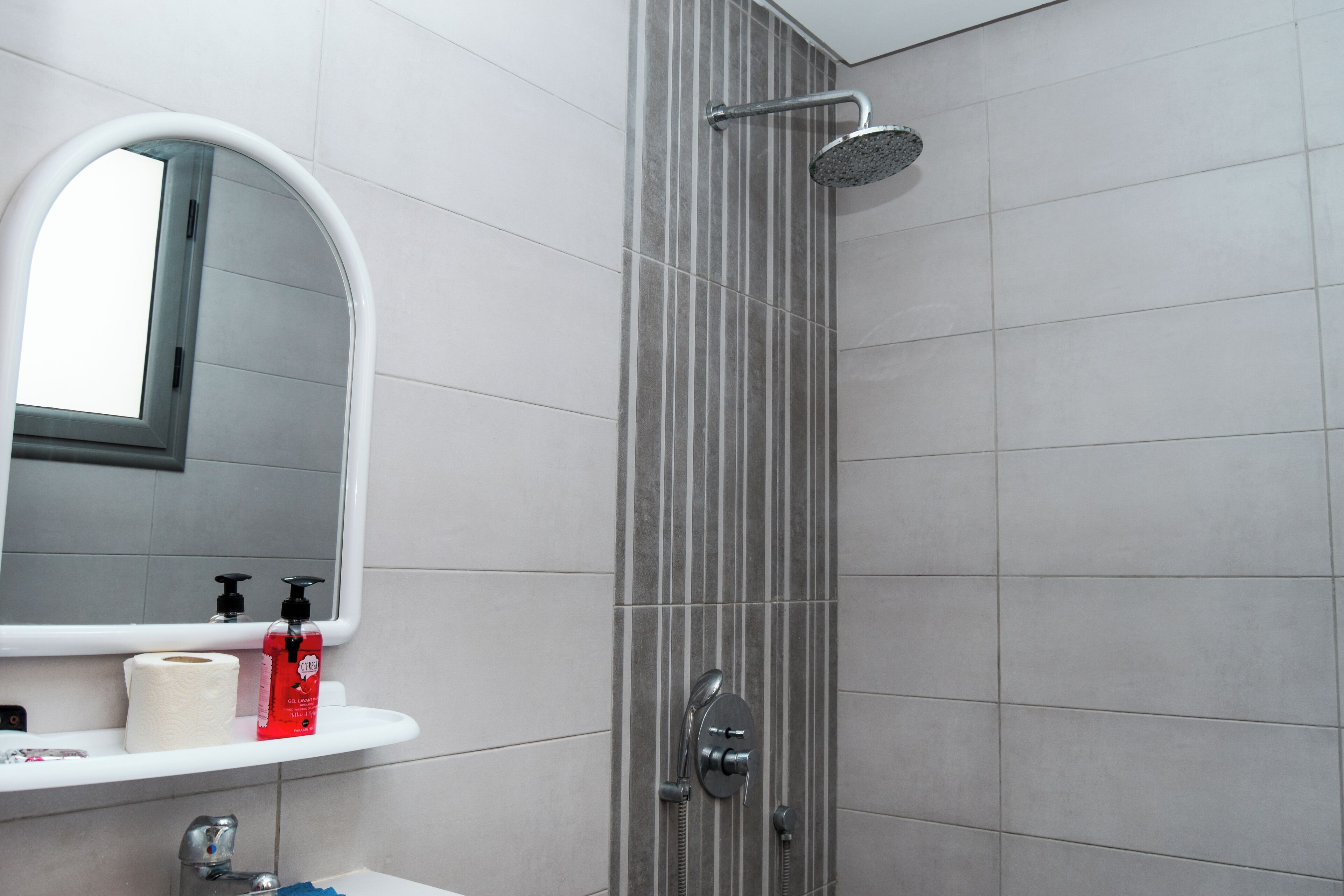 Basic Apartment | Bathroom | Hair dryer, slippers