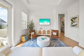 2 soverom, strykejern/-brett, reiseseng for barn og wi-fi (inkludert)