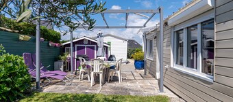 Mobile Home 'Mobilhome Rénové Sarzeau' with Private Terrace and Private Garden