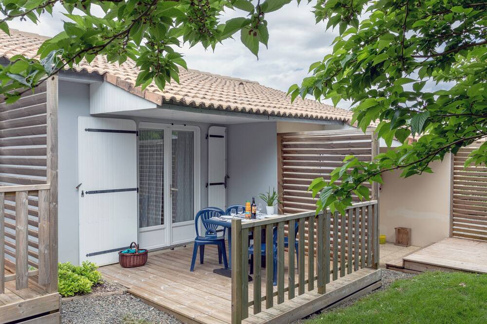 Property In A Holiday Village '4 - Gîte T2 Eco' with Shared Pool, Private Terrace and Shared Garden
