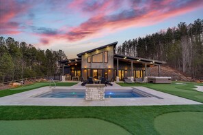 Una piscina climatizada